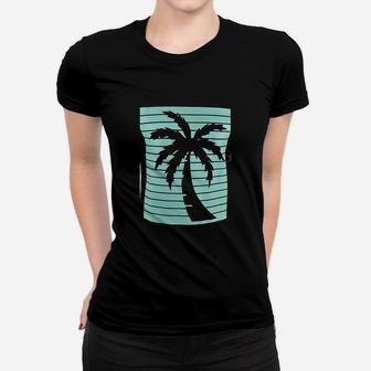 Palm Tree Shadow Women T-shirt | Crazezy AU