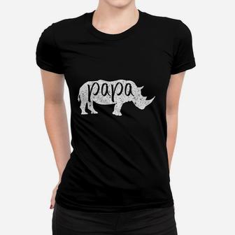 Papa Rhino Rhino Lovers Women T-shirt | Crazezy