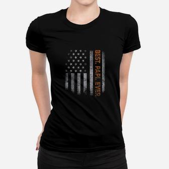 Papi American Flag Women T-shirt | Crazezy