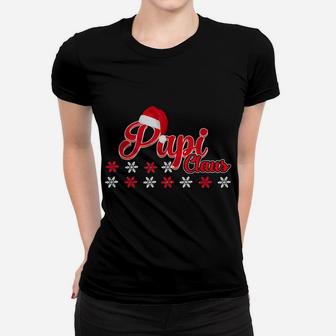 Papi Claus Matching Family Christmas Pajamas Gifts Women T-shirt | Crazezy