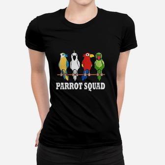 Parrot Squad Cute Team Parrot Bird Women T-shirt | Crazezy CA
