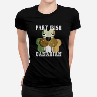 Part Irish Canadian Beaver Shamrock Women T-shirt - Monsterry UK