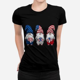 Patriotic Gnome Girl 4Th Of July Women T-shirt | Crazezy DE