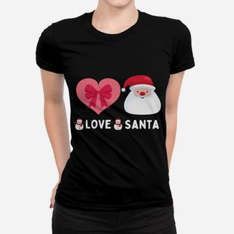 Peace Love Christmas Santa Women Men Kid Cute Holiday Sweatshirt Women T-shirt | Crazezy DE