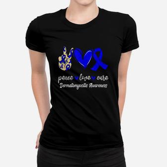 Peace Love Hope Blue Ribbon Women T-shirt | Crazezy