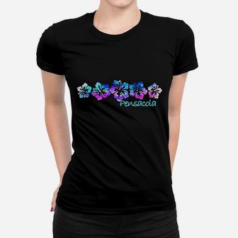 Pensacola Tropical Flower Women T-shirt | Crazezy AU