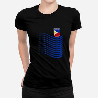 Philippines Soccer Jersey Pilipinas Basketball Flag Gift Women T-shirt | Crazezy AU