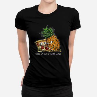 Pineapple Pizza Funny Pepperoni Pizzas Women T-shirt | Crazezy