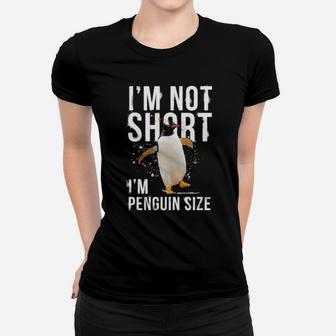 Pinguing I Am Short Women T-shirt - Monsterry