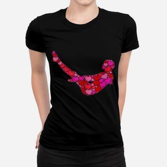 Pink Red Heart Valentines Day Gift For Women Girls - Pilates Women T-shirt | Crazezy