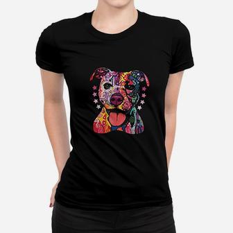 Pitbull Colorful Off Shoulder Tops Women T-shirt | Crazezy