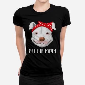 Pitbull Dog Lovers Pittie Mom Mothers Day Gift T Shirt Women T-shirt | Crazezy
