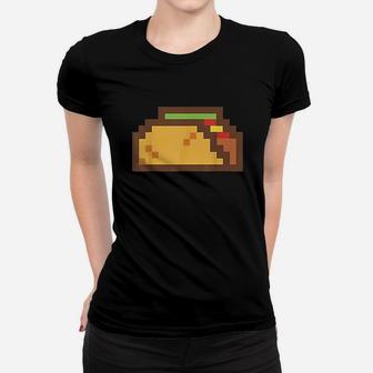 Pixelated Taco Funny Cinco De Mayo Gamer Gift Retro Women T-shirt | Crazezy AU