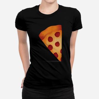 Pizza Pepperoni Slice Of Cheese Topped With Pepperoni Funny Women T-shirt | Crazezy
