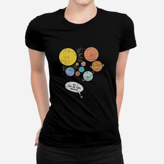 Pluto Planet Funny Solar System Gift Pluto Never Forget Women T-shirt | Crazezy AU