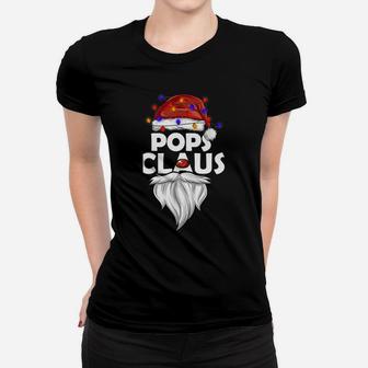 Pops Claus Shirt Christmas Pajama Family Matching Xmas Women T-shirt | Crazezy