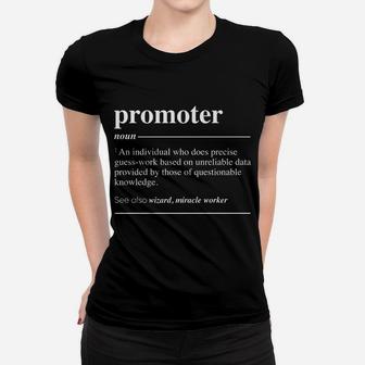 Promoter Definition Funny Noun Women T-shirt | Crazezy AU