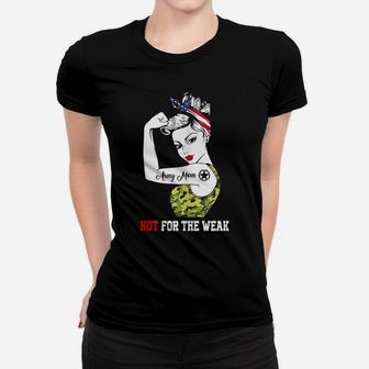 Proud Army Mom Shirt Strong Women Women T-shirt | Crazezy