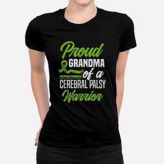 Proud Grandma Of A Cerebral Palsy Warrior Cerebral Palsy Women T-shirt | Crazezy CA