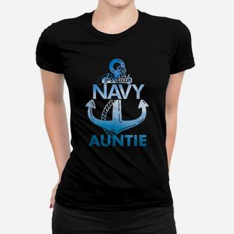Proud Navy Auntie Gift Lover Shirts Veterans Day Women T-shirt | Crazezy DE