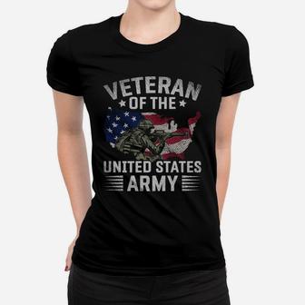 Proud Usa Flag Veteran Of The United States Army Veteran Women T-shirt | Crazezy DE