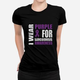 Purple Ribbon Support Women T-shirt | Crazezy DE
