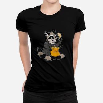 Raccoon Chips Furry Women T-shirt | Crazezy