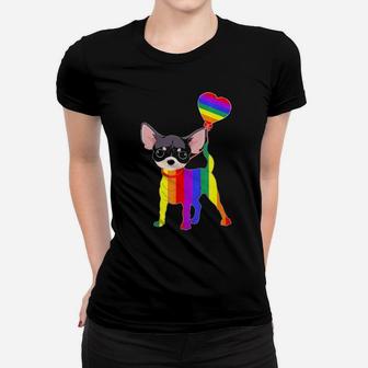 Rainbow Chihuahua Unicorn Pride Lgbt Gay Lesbian Women T-shirt - Monsterry UK