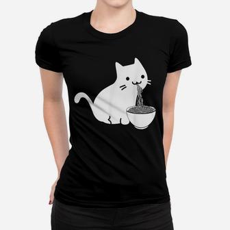Ramen Soup I Pho Soup I Cat Noodle Soup I Cats Women T-shirt | Crazezy CA