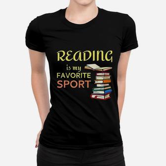 Reading Is My Favorite Sport Women T-shirt | Crazezy