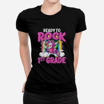Ready To Rock 1St Grade Dabbing Unicorn Women T-shirt | Crazezy CA
