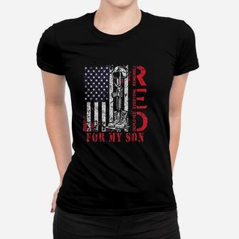 Red Friday For My Deployed Son My Hero Women T-shirt | Crazezy