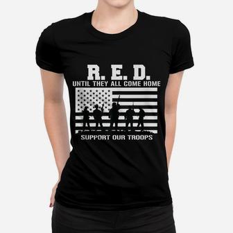 Red Friday Military Veteran Shirt As Women T-shirt | Crazezy CA