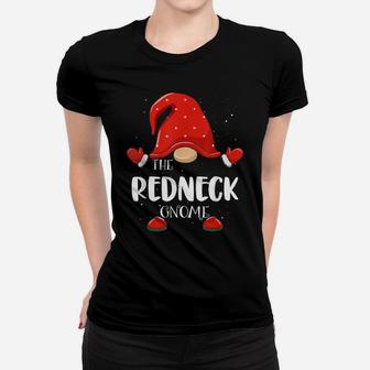 Redneck Gnome Matching Family Group Christmas Pajama Women T-shirt | Crazezy