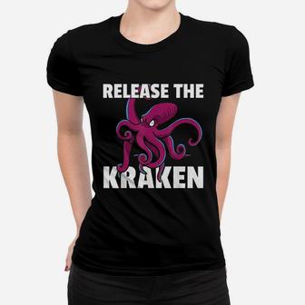 Release The Kraken Squid Lover Women T-shirt | Crazezy DE