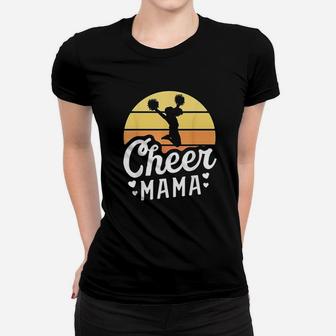 Retro Cheer Mama Cheerleader Mom Gifts Cheer Mom Women T-shirt | Crazezy DE