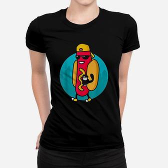 Retro Hotdogs Hot Dog Funny Vintage Food Lover Women T-shirt | Crazezy CA