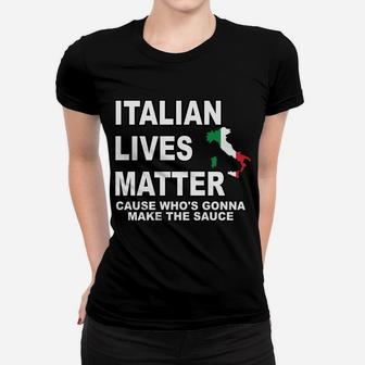 Retro Italian Lives Matter Shirt Retro Italy Flag Pride Women T-shirt | Crazezy