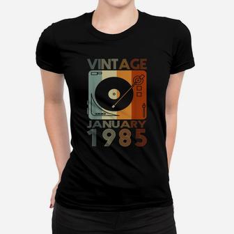 Retro January 1985 Tshirt 36Th Birthday Gift 36 Years Old Women T-shirt | Crazezy UK