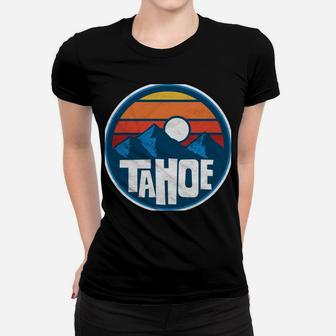 Retro Lake Tahoe Vintage Mountains Graphic Hoodie Women T-shirt | Crazezy DE