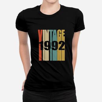 Retro Vintage 1992 29 Yrs Old Bday 29Th Birthday Women T-shirt | Crazezy