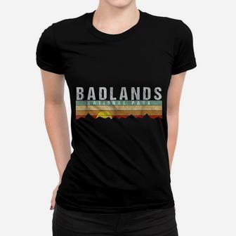 Retro Vintage Badlands National Park Tee Shirt Women T-shirt | Crazezy DE