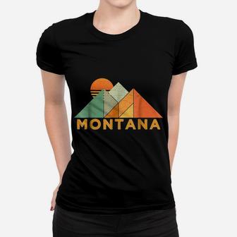 Retro Vintage Montana -Distressed Shirt Women T-shirt | Crazezy