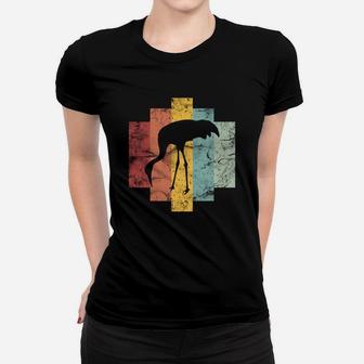 Retro Vintage Shape Sandhill Crane Lover Shirt Safari Pet Women T-shirt | Crazezy AU