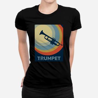 Retro Vintage Trumpet Women T-shirt | Crazezy