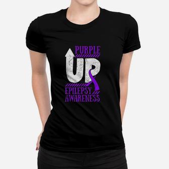 Ribbon Purple Women T-shirt | Crazezy DE