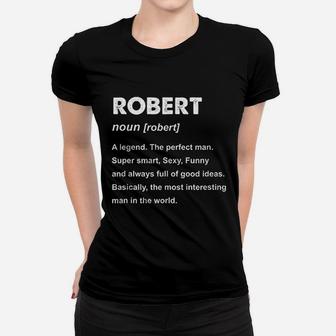 Robert Name Definition Women T-shirt - Thegiftio UK
