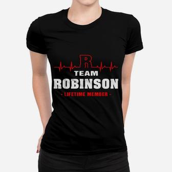 Robinson Surname Proud Family Team Robinson Lifetime Member Women T-shirt | Crazezy CA