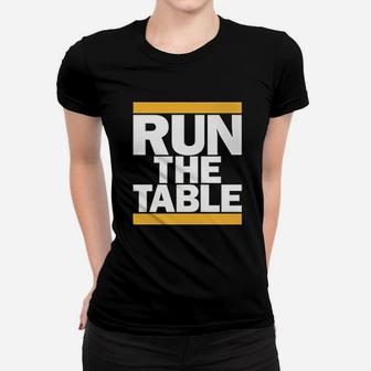 Run The Table Football Women T-shirt - Thegiftio