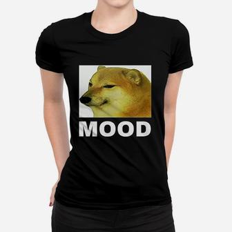 Sad Cheems Mood Dog Meme Women T-shirt | Crazezy DE